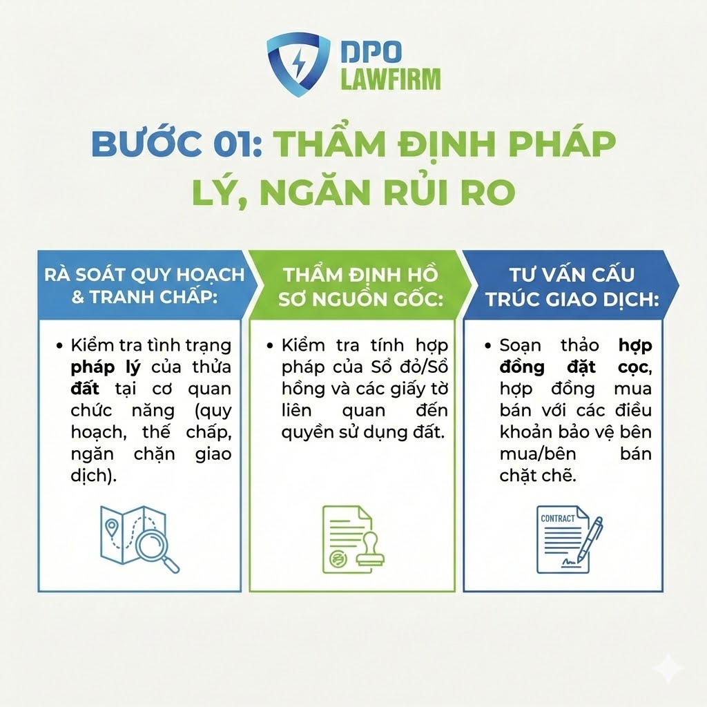 Thẩm định pháp lý, ngăn rủi ro về đất đai